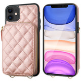 Crossbody Zipper Handbag Wallet Case| for iPhone 11