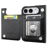 Leather Wallet Card Holder Case | for iPhone Duo