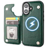 Magsafe Leather Wallet Card Holder Case | for iPhone 16