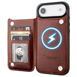 Magsafe Leather Wallet Card Holder Case | for iPhone 17 Air