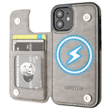 Magsafe Leather Wallet Card Holder Case | for iPhone 12 Mini