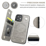 Magsafe Leather Wallet Card Holder Case | for iPhone 12 Mini