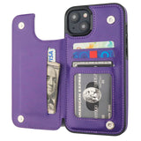 Leather Wallet Card Holder Case | for iPhone 15 Plus