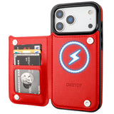 Magsafe Leather Wallet Card Holder Case | for iPhone 17 Pro Max