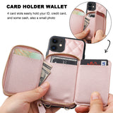 Crossbody Zipper Handbag Wallet Case| for iPhone 11