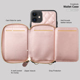 Crossbody Zipper Handbag Wallet Case| for iPhone 11
