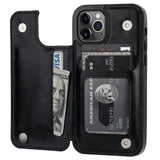 Leather Wallet Card Holder Case | for iPhone 12/12 Pro