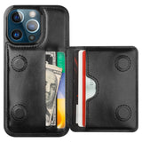 Kickstand Flip Magnetic Wallet Case | for iPhone 13 Pro
