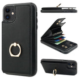 Ring Holder Louver Wallet Case | for iPhone 11