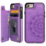 Mandala Pattern Wallet Card Case | for iPhone 7/8/SE 2020
