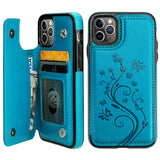 Butterfly Pattern Flip Wallet Case | for iPhone 11 Pro