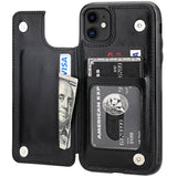 Leather Wallet Card Holder Case | for iPhone 11 Pro