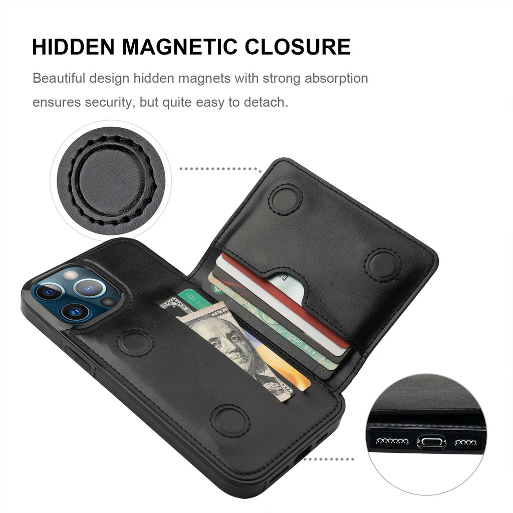 Kickstand Flip Magnetic Wallet Case | for iPhone 13 Pro Max onetop Kickstand Flip Magnetic Wallet Case | for iPhone 13 Pro Max onetop