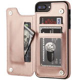 Leather Wallet Card Holder Case | for iPhone 7/8 Plus
