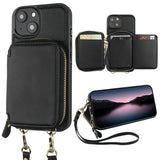 Adjustable Crossbody Zipper Purse Case | for iPhone 14