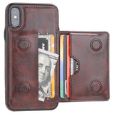 Kickstand Flip Magnetic Wallet Case | for iPhone X/Xs