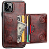 Kickstand Flip Magnetic Wallet Case | for iPhone 11 Pro