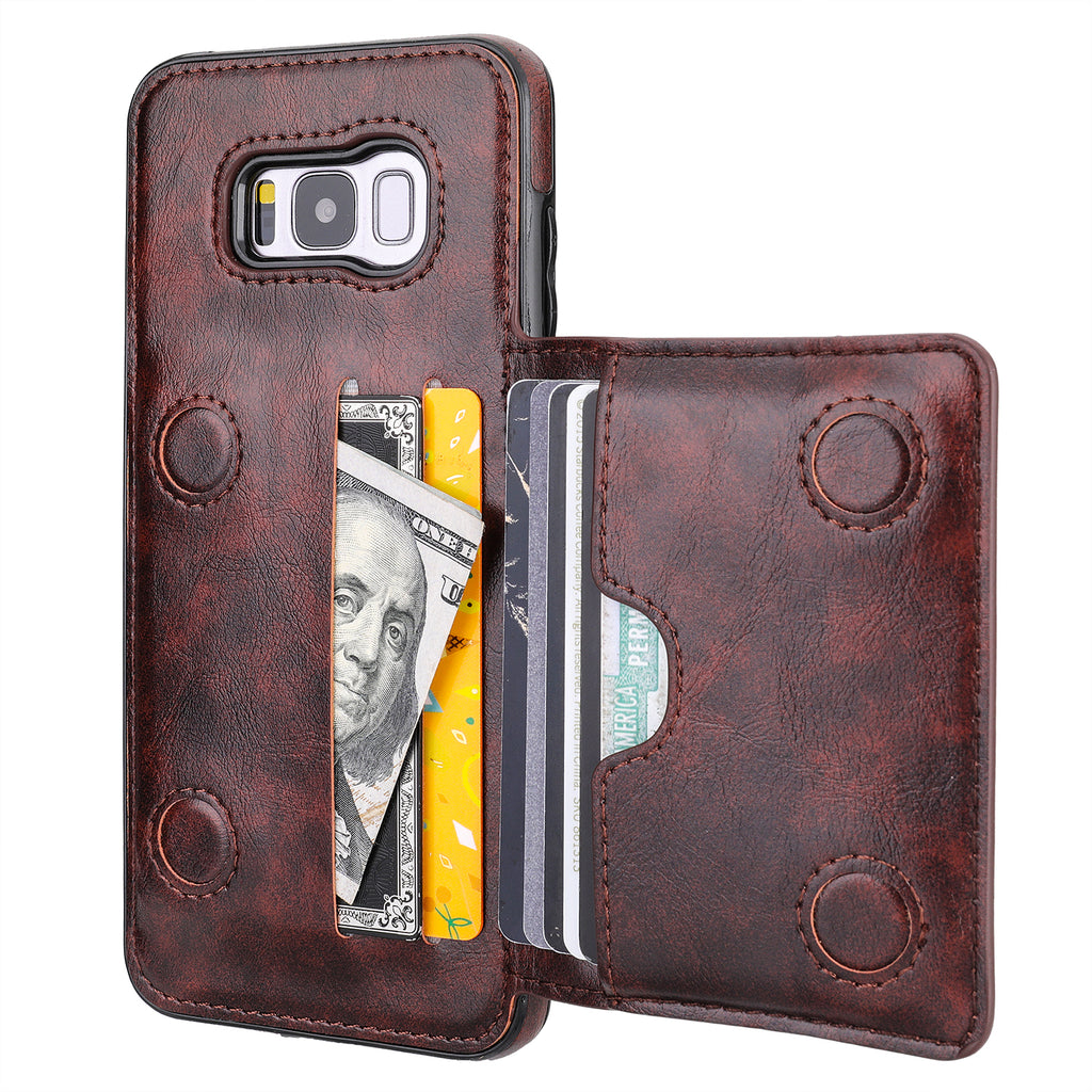 Vankii Cover per Samsung Galaxy S8 Plus, Flip Caso Libro Premium Portafoglio Custodia in Pelle PU Magnetica,Custodia Pelle Sintetica TPU Silicone Antiurto,Funzione Supporto Slot Schede (Marrone Vankii Cover per Samsung Galaxy S8 Plus, Flip Caso Libro Premium Portafoglio Custodia in Pelle PU Magnetica,Custodia Pelle Sintetica TPU Silicone Antiurto,Funzione Supporto Slot Schede (Marrone