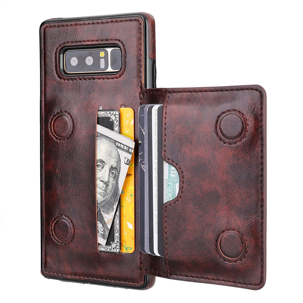 Kickstand Flip Magnetic Wallet Case | for Galaxy Note 8