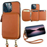 Adjustable Crossbody Zipper Pruse Case | for iPhone 13 Pro