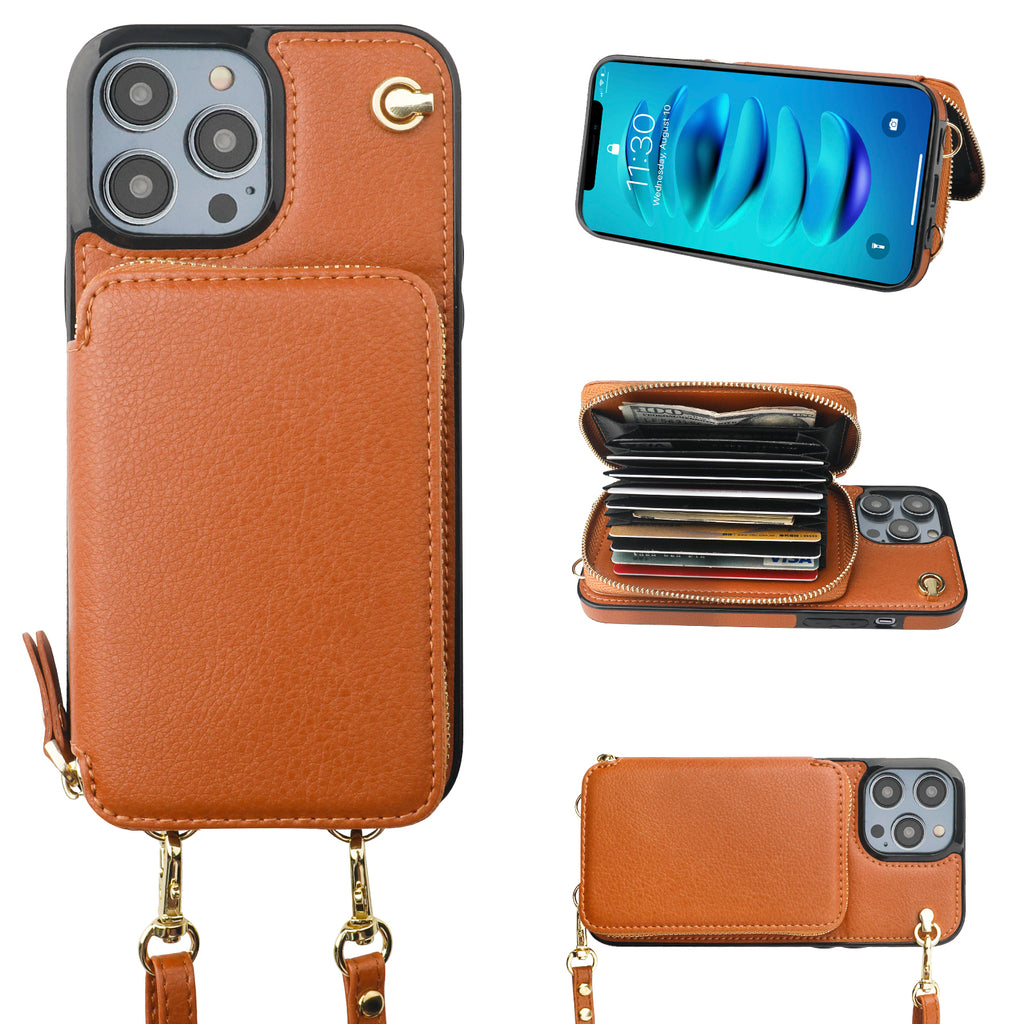 Crossbody Lanyard Wrist Strap Wallet Case Crossbody Lanyard Wrist Strap Wallet Case