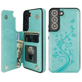 Butterfly Pattern Flip Wallet Case | for Galaxy S22