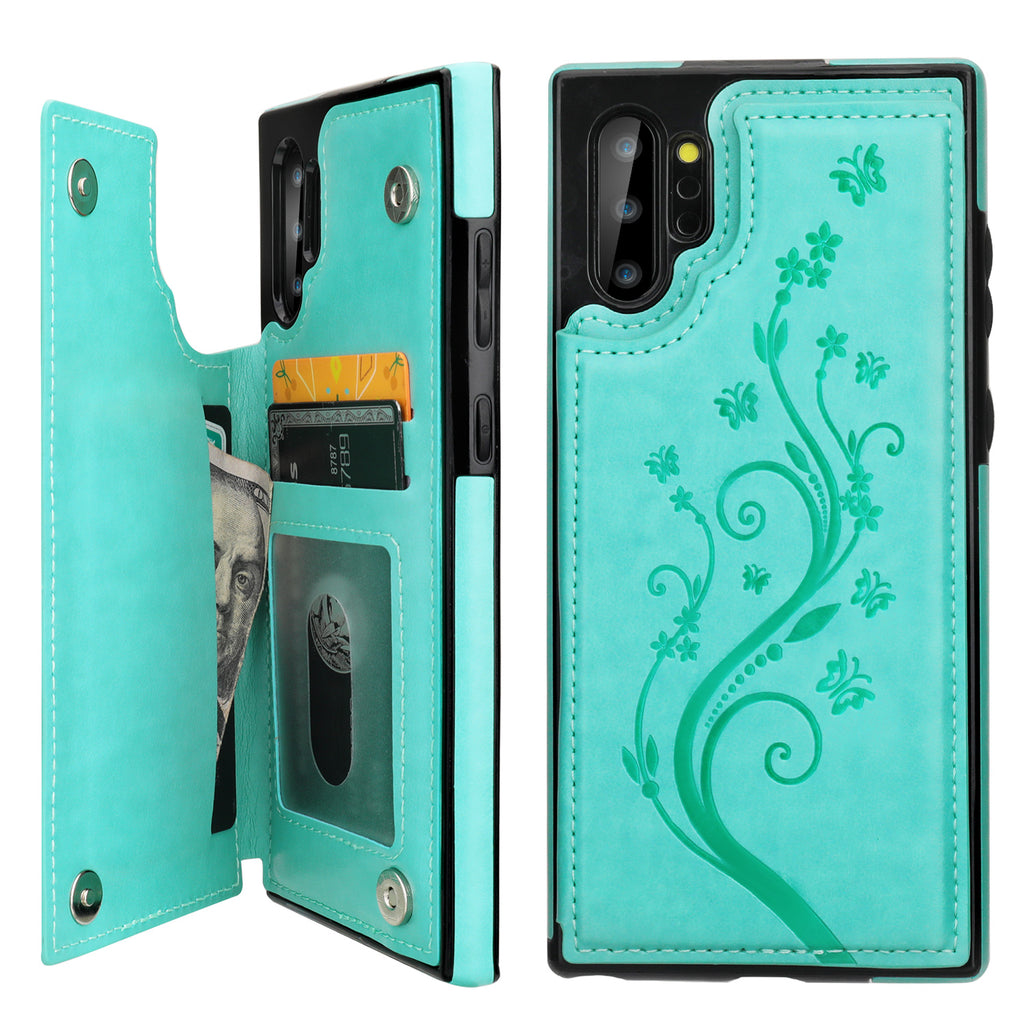 Butterfly Pattern Flip Wallet Case