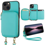 Adjustable Crossbody Zipper Purse Case | for iPhone 13