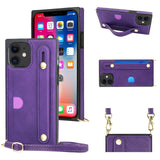 Crossbody Wrist Kickstand Wallet Case | for iPhone 12 Mini