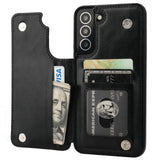 Leather Wallet Card Holder Case |  for Galaxy S22 Plus